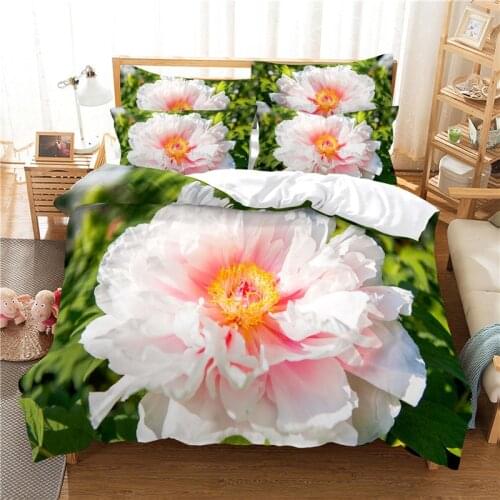 Beautiful Flower Bedding Set Duvet Cover Set 3d Bedding Digital Printing Bed Linen Queen Size Bedding Set Fashion Design