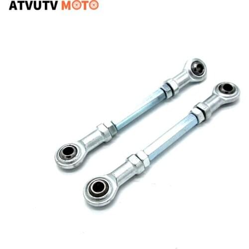 2pcs 166MM 8mm Steering Tie Rod kit Ball Joint For 49cc Electric Mini Kids ATV Go Kart Buggy Quad Bike Parts center 142mm