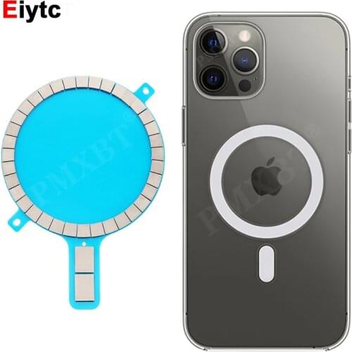 Wireless Charging Magnet For iPhone 12 Pro Max Mini 11 Xs 8 Mobile Phone Case Strong Magnetic Back Cover SmartPhone Accessory