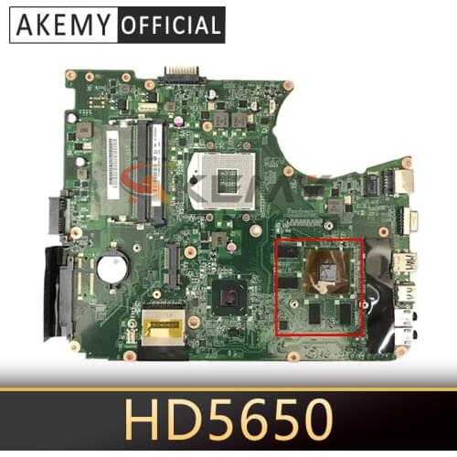 AKEMY DABL6DMB8F0 A000076400 Mainboard For Toshiba satellite L650 L655 laptop motherboard HM55 DDR3 HD5650 GPU free cpu