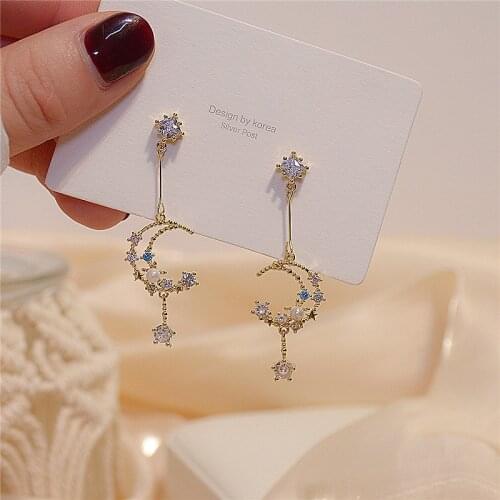 New Arrival Fashion Earrings Metal Trendy Water Drop Women Dangle Earrings Long Tassle Trendy Female Korean Jewelry
