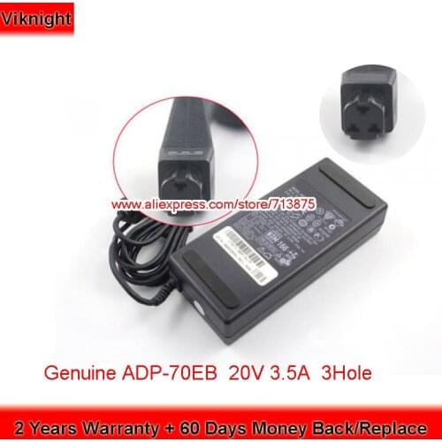 Genuine 20V 3.5A 70W ADP-70EB PA-2 PA-8 AC Adapter for DELL Latitude C500 CPx C510 C600 C610 C810 X200 C400 4983D Power Supply