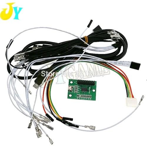 XM-08 Single Player Arcade Game Controller For PS3 PC Android Raspberry Pi, Zero Delay USB Encoder, JAMMA MAME Machine