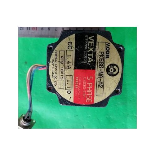 PK566-NA-A2 stepper motor , used in good condition . 80% appearance new , good working , free shipping