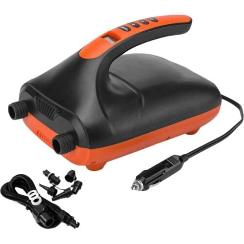 Portable SUP Electric Inflatable Pump Rubber Boat High Pressure Air Pump With 6 Nozzles For Camping Life Buoy Boat