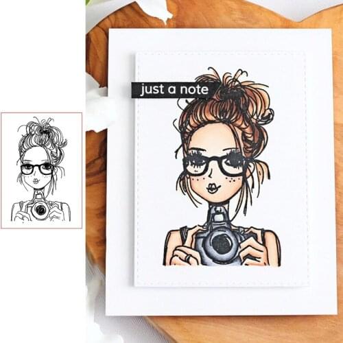 Girl Clear Stamps for Scrapbooking Card Making Silicone Craft Stamps Transparent New 2019