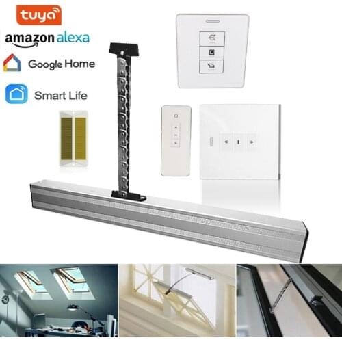 600mm 700mm Smart Home Automatic Remote Control Electric Window Opener Actuator / Closer with Tuya APP Control