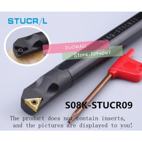 S08K-STUCR09 Lathe Tools 8mm ,Lathe Machine Turning Tools Set Internal Turning Tool CNC Indexable Turning Tools