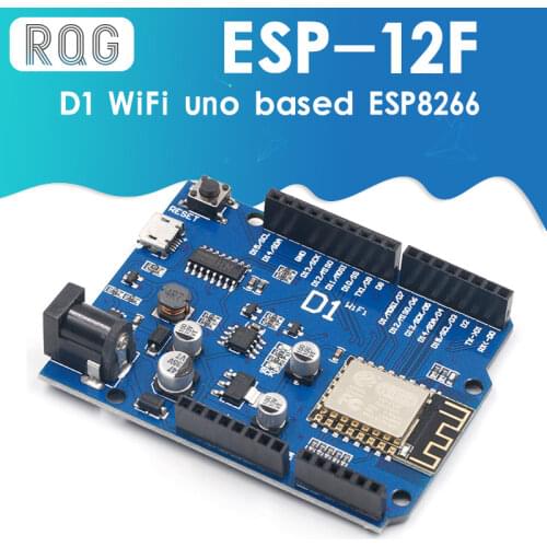 Free shipping Smart Electronics ESP-12F WeMos D1 WiFi uno based ESP8266 shield for arduino Compatible IDE
