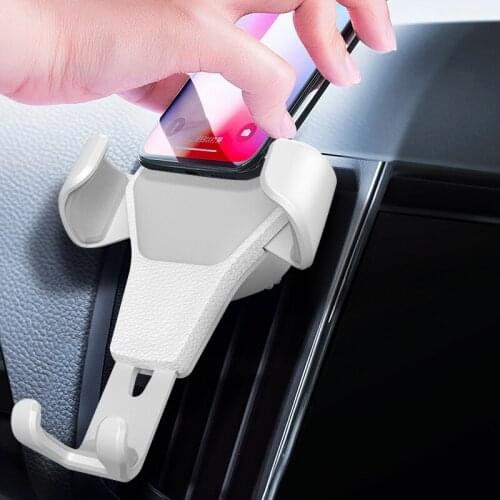 Universal Car Mobile Phone Holder Air Vent Mount Stand No Magnetic Cell Phone Holder For iPhone Phone In Car Bracket