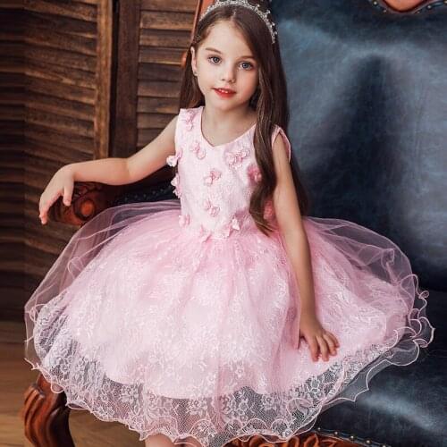 Baby Girls First Birthday Party Dinner Dress Girls Wedding Flower Girl Bridesmaid Party First Eucharist Decorative Dress