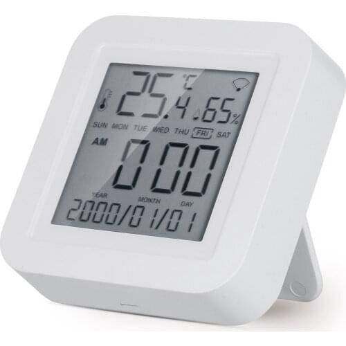WIFI Temperature Humidity Sensor with LCD Screen LCD Digital Thermometer Hygrometer Room Hygrothermograph Thermo-Hygrometer