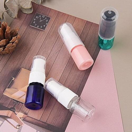 100pcs 5ml Empty Mini cosmetic cream container bottles with cream pump,5cc small travel size lotion treatment pump bottle