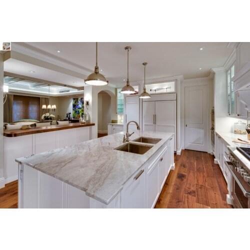 2019 solid wood kitchen cabinets discount customized made traditional wooden cabinets white color with island cabinet S1606162