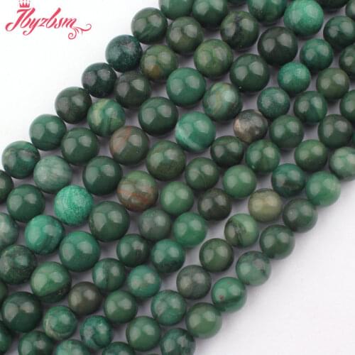 6,8,10mm Round Smooth Green Africa Jades Gem Stone Beads Strand 15" For DIY Necklace Bracelats Jewelry Making,Free Shipping