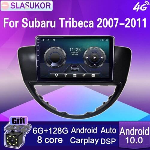 9" Android 10 For Subaru Tribeca 2007-2011 8-Core 6+128G Car Multimedia Player Stereo Receiver Radio Navigation GPS Carplay BT5