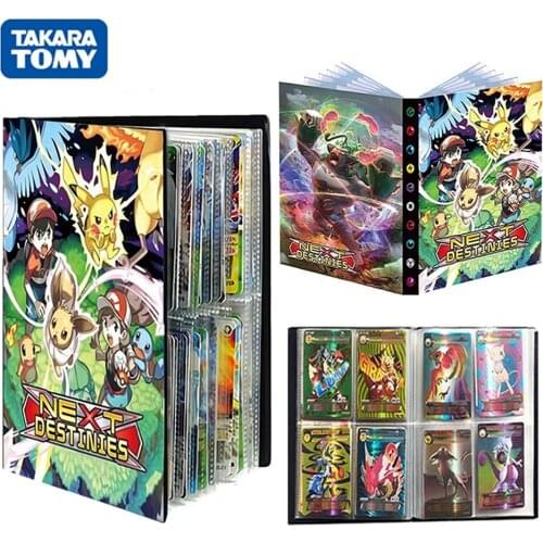 240Pcs Pokemon Holder Album Card Toys Playing Game Collections Binder Folder Display Livre Pokémon Cards Map Book Kids Toy Gift