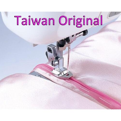 Household Sewing Machine Parts Presser Foot HM-7306A Invisible Zipper Foot Plastic for singer brother white janome juki toyota