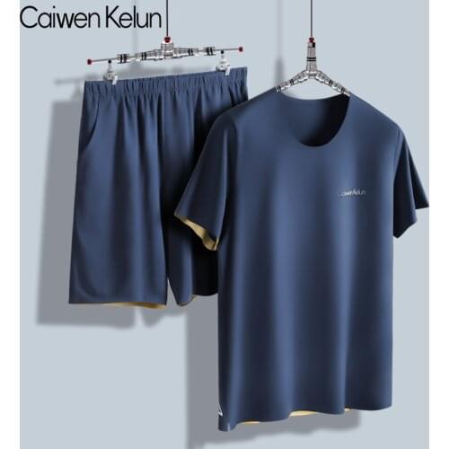 Мужские хлопковые пижамы CaiwenKelun China At AliExpress