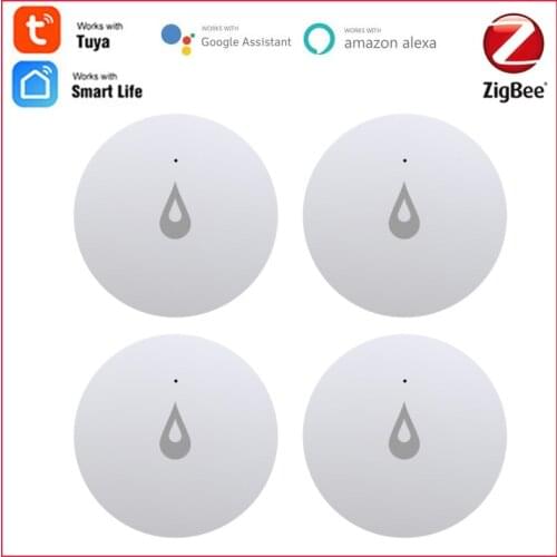 ZigBee TUYA Water Leak Detector Flood Sensor Water Tank Full Water Linkage Alarm Smart Life APP Remote Monitoring