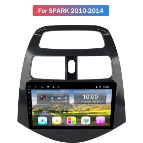 For Chevrolet Spark 10-14 Android Car-Mounted Internet Multimedia GPS Navigator Android 9 WiFi RAM 2G ROM 32G gps autoestereo