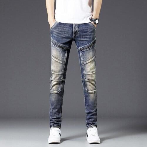 Young Men High Quality Jeans 2020 New Fashion Skinny Jeans Homme Slim Casual Jeans Men