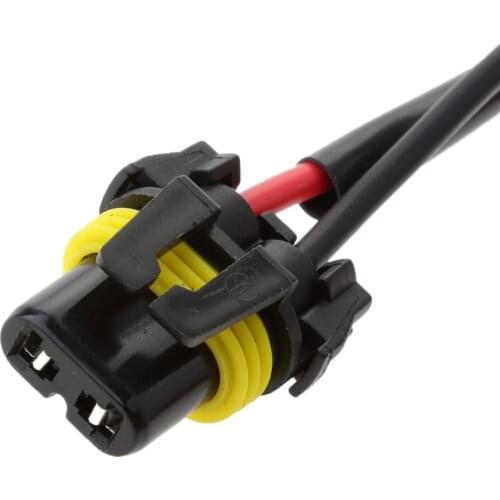 H8 9005 Headlight Relay Wiring Harness System Socket Plug Circuit Connection