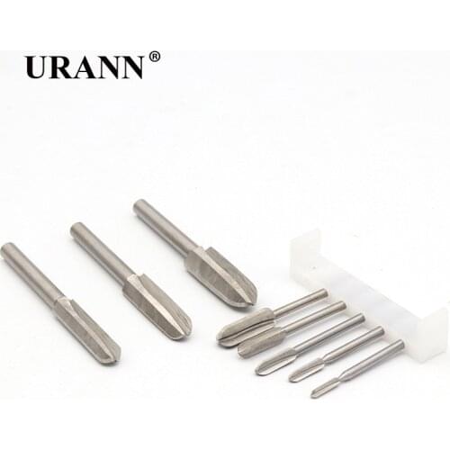 3mm 6mm Shank Milling Cutter White Steel Sharp Edges Woodworking Tools Two Blade Three Blades Wood Carving Knives Electric drill