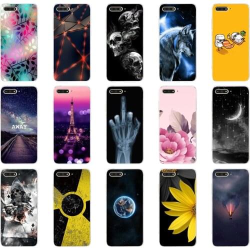 K For Huawei Honor 7A 5.7"inch AUM-L29 Case Soft Silicon TPU Phone Back cover 360 Protective Case For Huawei Honor7A case