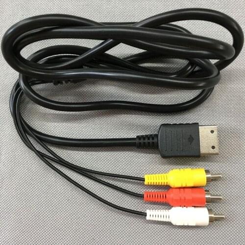 FZQWEG 1.8M/6FT RCA Audio Video AV Stereo Composite Adapter Cable For Sega Dreamcast