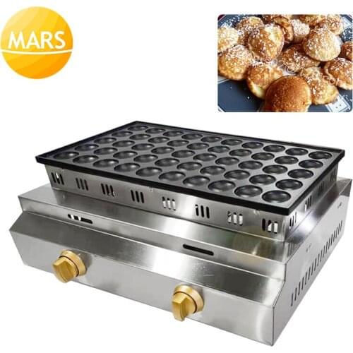 Cooking Kitchen Appliances 50 Holes Poffertjes Pan Cake Maker Bubble Egg Cake Oven Breakfast Machine Waffles Pot Iron Baking Pan