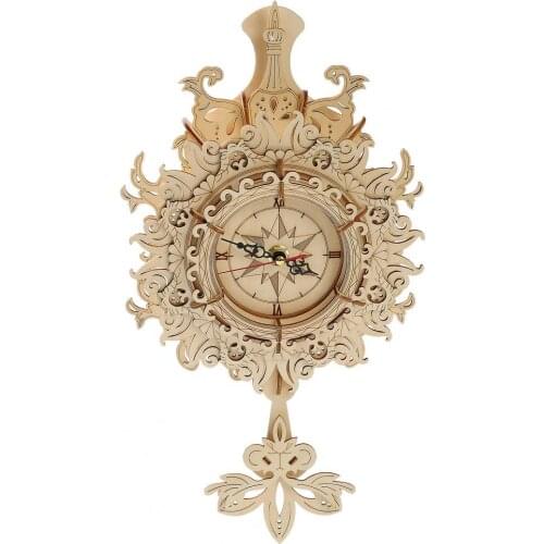 Clock Model Creative Fine Workmanship Joyful Three-Dimensional Puzzle Toy for Kid