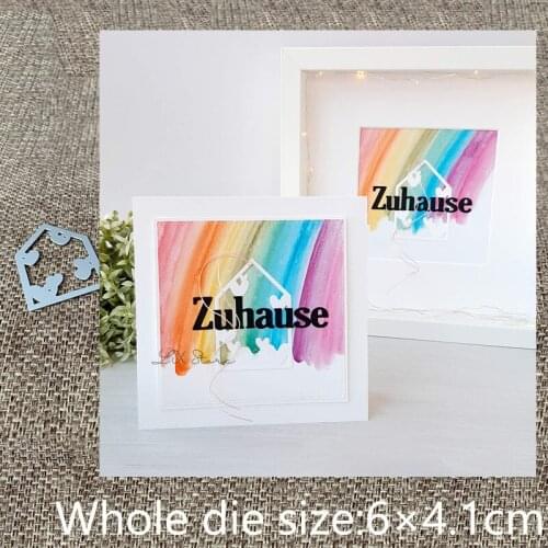 New Design Craft Metal stencil mold Cutting Dies heart house decoration scrapbook die cuts Album Paper Card Craft Embossing