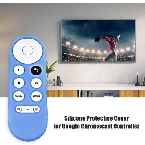 Dustproof Remote Control Protective Silicone Case Cover For Chromecast Cover for-Google Chromecast TV 2020 Voice Remote Control
