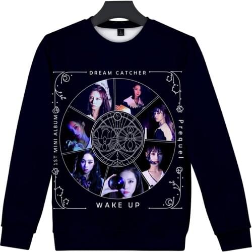 Dreamcatcher Kpop 3D Printed O-Neck Sweatshirt Women/Men Fashion Long Sleeve Sweatshirts Hot Sale Streetwear Clothes