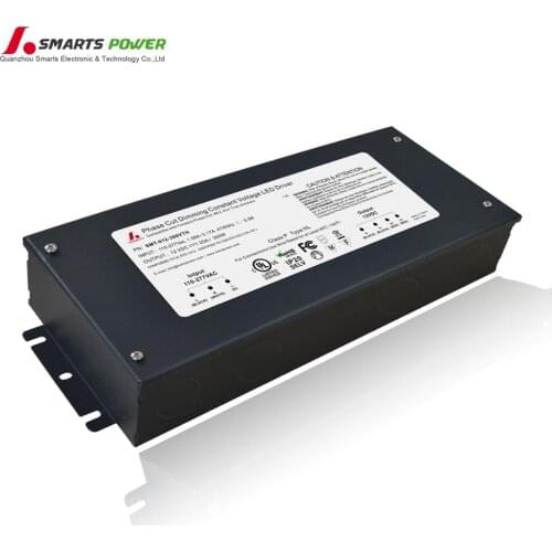 UL 12v 24v 300W triac dimmable led driver with ELV MLV dimmer