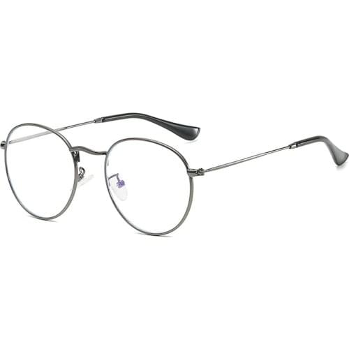 Vintage Eyeglasses Frame Men Women Round Glasses Man Woman Clear Transparent Lens Nerd Thin Ultra Light Eyewear