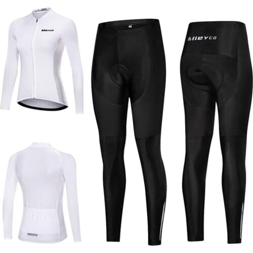 Women 2021 Cycling Jersey Pants Set Sports-Entertainment Road Bike Clothing Dress Kit Bicycle Suit Bodysuit Outfit BMX Tracksuit