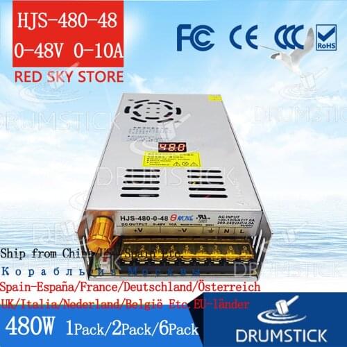 Steady Multifunction adjustable power supply Digital display 0-48V 0-10A 5V12V24V36V 2A3A5A 25W60W72W 120W240W 360W/480W LED