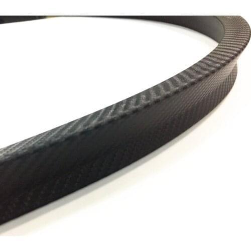 119cm Universal Carbon Fiber Color Soft Car Rear Roof Trunk Spoiler Rear Wing Lip Trim Sticker Kit