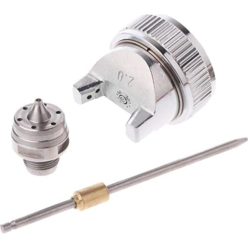 2.0mm Nozzle Kit Set Replacement Part For HVLP Spray Gun H-827 Han Pneumatic Ejection Paint