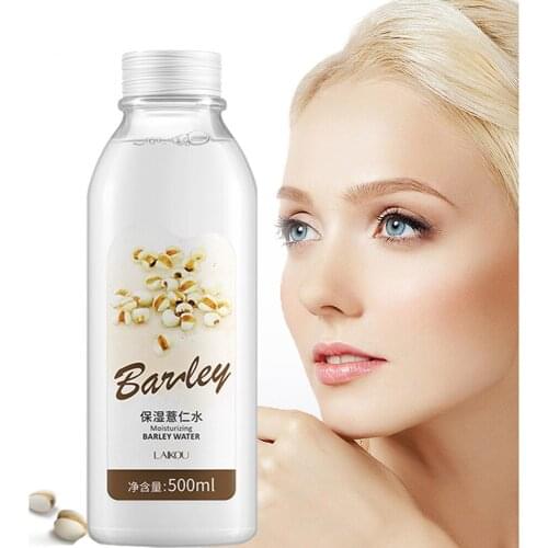 500ML Barley Toner Water Moisturizing Refreshing Water Toner Extracting Natural Plants Hydrating Improve Fine Line