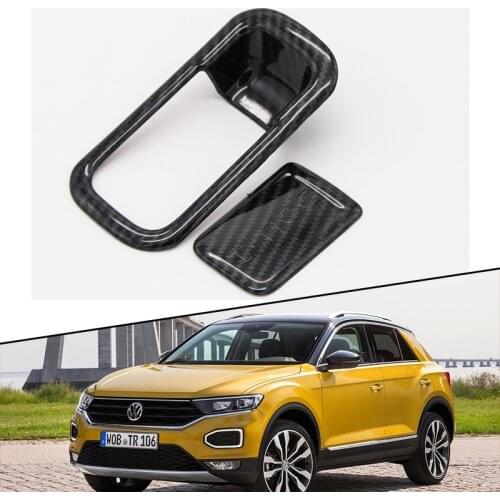 For VW Volkswagen T-ROC TROC 2017 2018 2019 2020 Passenger Side Glove Box Switch Handle Decoration Trim Cover Car Copilot Logo