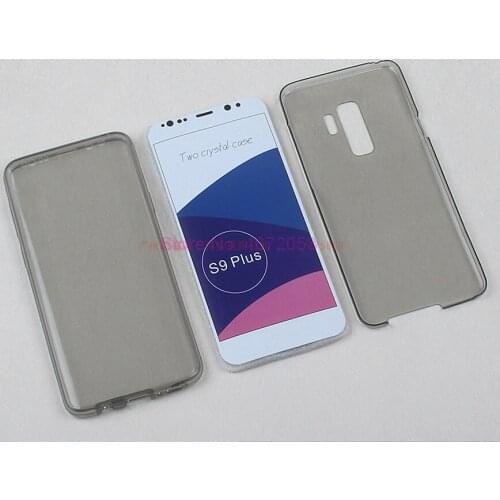 200pcs Double Silicone Case For Galaxy S5 S6 S7 Edge S8 S9 Plus A3 A5 A6 A8 J3 J4 J5 J6 J7 Neo 2018 2017 2016 Grand Prime G531