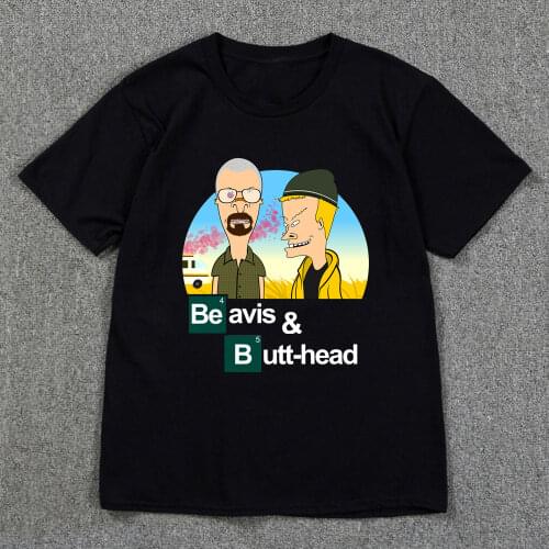 Beavis And Butthead Breaking Bad The Combination Of Fun Mens And Womens Short Sleeve T-Shirt