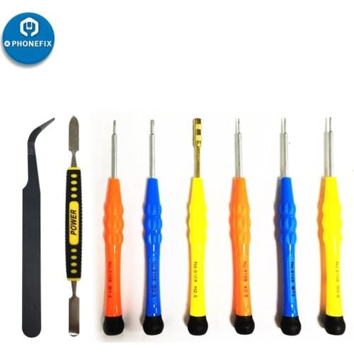 8 in 1 Phone Repair Multi Opening Tools Kit Spudger Pry Opening Screwdriver Set for iPhone 11 8 7 6 Plus X XS Hand Tool Set