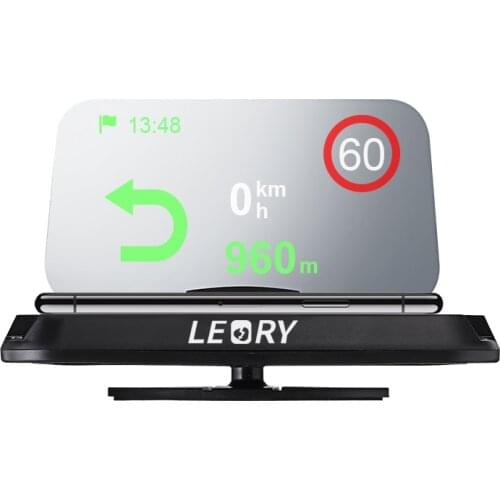 New Car Phone Holder Stand GPS Mirror Navigation Support Bracket Multi-function Folding Windscreen Projector Hud Head-up Display