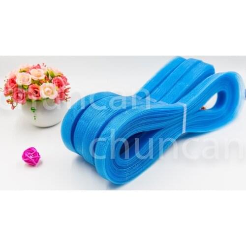 2cm Flat Stiff Plain Hard Crins Horsehair Crinolines Braid For Making Dress And Hat Black White For Choose 100yard/lot