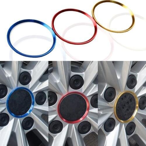 Car Styling Aluminum Alloy Wheel Hub Decorative Circle FOR BMW F25 F97 F39 F46 F26 F10 F11 F98 F15 F30 E90 F45 E46 E38 E89 E63