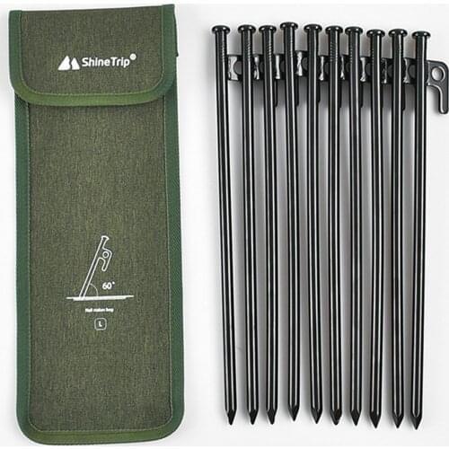 Outdoor Camping Tent Pegs Ground Nail Stakes Hammer Storage Bag Pouch Trekking Awning Canopy Camping Accessories (only Bag)